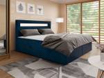 Boxspringbett Kilian Blau - Breite: 167 cm