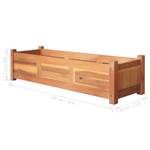 Garten-Hochbeet Set (2-teilig) (2er Set) Braun - Holzwerkstoff - 100 x 25 x 30 cm