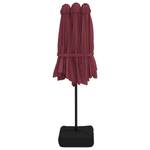 Parasol 3028439 Rouge - Métal - Textile - 265 x 245 x 449 cm