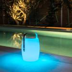 Bluetooth-Lautsprecherlampe LUCY PLAY Weiß - Kunststoff - 21 x 30 x 21 cm