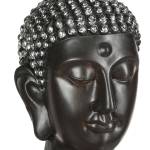 Dekofigur, Buddha im silbernen Gewand