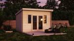 Holz Gartenhaus 400x300 Modernes
