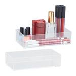 2 x Schubladen Organizer transparent Kunststoff - 19 x 5 x 10 cm