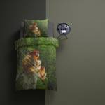 Snub-Nosed Monkey - Bettbezug 135x200cm Grün - Textil - 135 x 4 x 200 cm