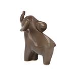 Figur Elephant Taabu Braun - Porzellan - 7 x 16 x 14 cm