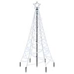 Sapin de noël avec piquet 3028356 Blanc perlé - 70 x 180 x 70 cm