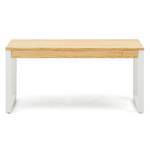 Table Basse relevable 50x100  BL-NA-18 Blanc - Bois massif - Bois/Imitation - 100 x 52 x 50 cm