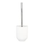 Porte-brosse CLEO Blanc - Pierre - 12 x 16 x 12 cm