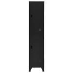 Armoire à casiers 294428-2 Noir - Profondeur : 45 cm