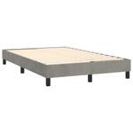 Boxspringbett 3017268-5 Hellgrau - 120 x 203 cm