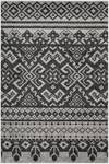 Teppich Amina Schwarz - Grau - Textil - 120 x 1 x 180 cm