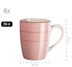 Kaffeebecher Lumaca (6er Set) Rosé