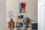 Acrylbild handgemalt Colourful Day Massivholz - Textil - 60 x 90 x 4 cm