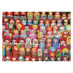 Puzzle Russische Matroschka Puppen Papier - 26 x 6 x 36 cm