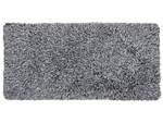 Tapis à poil long CIDE Noir - Blanc - 150 x 80 x 80 cm