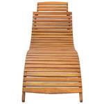 Sonnenliege (2er Set) 3028531 Braun - Massivholz - Holzart/Dekor - 55 x 64 x 184 cm