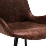 Chaise Austin (Lot de 2) Marron foncé