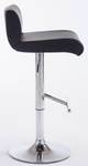 Tabouret de bar California Lot de 2 Noir