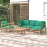 Salon de jardin 3028491-3 (lot de 6) Marron - Vert