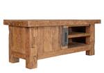 CORAL Lowboard Braun - Massivholz - Holzart/Dekor - 130 x 50 x 45 cm