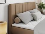 Boxspringbett ALLY Breite: 160 cm - H3 - Kunstleder