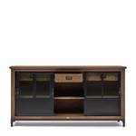 Buffet The Hoxton Noir - Bois massif - 175 x 90 x 42 cm