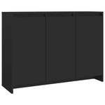 Sideboard F16933 Schwarz - Holzwerkstoff - 102 x 75 x 33 cm