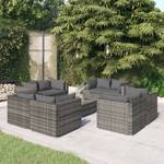 Garten-Lounge-Set (9-teilig) 3013631-3 Anthrazit - Grau