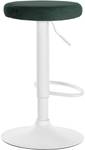 Tabouret de bar Ponte Lot de 2 Vert - Blanc