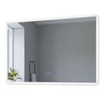 LED Badezimmerspiegel mit Beschlagfrei Silber - Glas - 100 x 70 x 5 cm