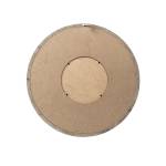 Miroir rond SIXTIES vintage Beige - Bois manufacturé - 50 x 48 x 2 cm