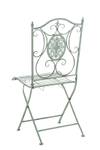 Chaises de jardin Sibell Lot de 2 Vert