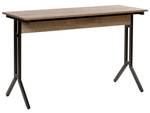 Schreibtisch CREEK Schwarz - Braun - Grau - Holzwerkstoff - 120 x 76 x 48 cm