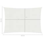 Voiles d'ombrage 3016419-1 Blanc - 450 x 350 cm