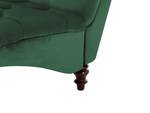 Chaise longue MURET Vert foncé - Vert - Chêne foncé