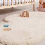 Kinderteppich Huggy Wolk Creme