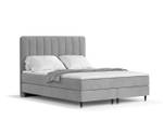 Boxspringbett Kobbe  Grau - Breite: 140 cm