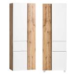 Badmöbel Set VASTO-WHITE (5-tlg.) Braun - Holzwerkstoff - 245 x 200 x 35 cm