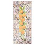 Tapis de cuisine VINYLE FRUIT Orange - Matière plastique - 150 x 2 x 200 cm