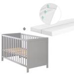 2in1 Babybett mit Matratze safe asleep® Taupe