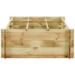 Hochbeet DE698 Braun - Holzwerkstoff - 100 x 40 x 197 cm