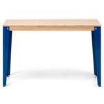 Table bureau Lunds 140x60 Bleu-Naturel Bleu