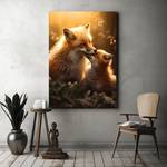 Leinwandbild Fox-Love 40 x 60 cm