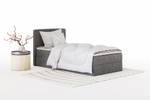 Boxspringbett MITTO CONTI Grau - Breite: 90 cm - H2