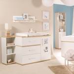 Set de chambre bébé Pia 3 pcs Blanc - Bois manufacturé