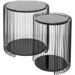 Tables d'appoint Wire Double (lot de 2) 45 x 46 x 45 cm