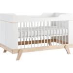 Babybett Life Weiß - Holzwerkstoff - 74 x 88 x 144 cm