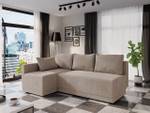 Ecksofa Nestor Beige - Ecke davorstehend links