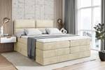 Boxspringbett BOXI3 KING Ecru - Breite: 200 cm