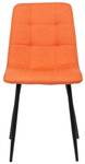 Esszimmerstuhl Tilde 4er Set Orange - Textil